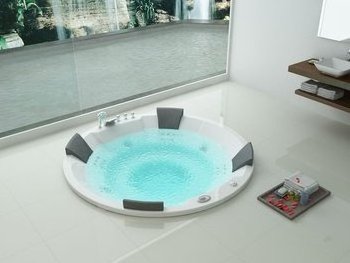 BELLAGIO 2022 Round bathtub spa, built-in whirlpool bathtub, Acrylic hot tub