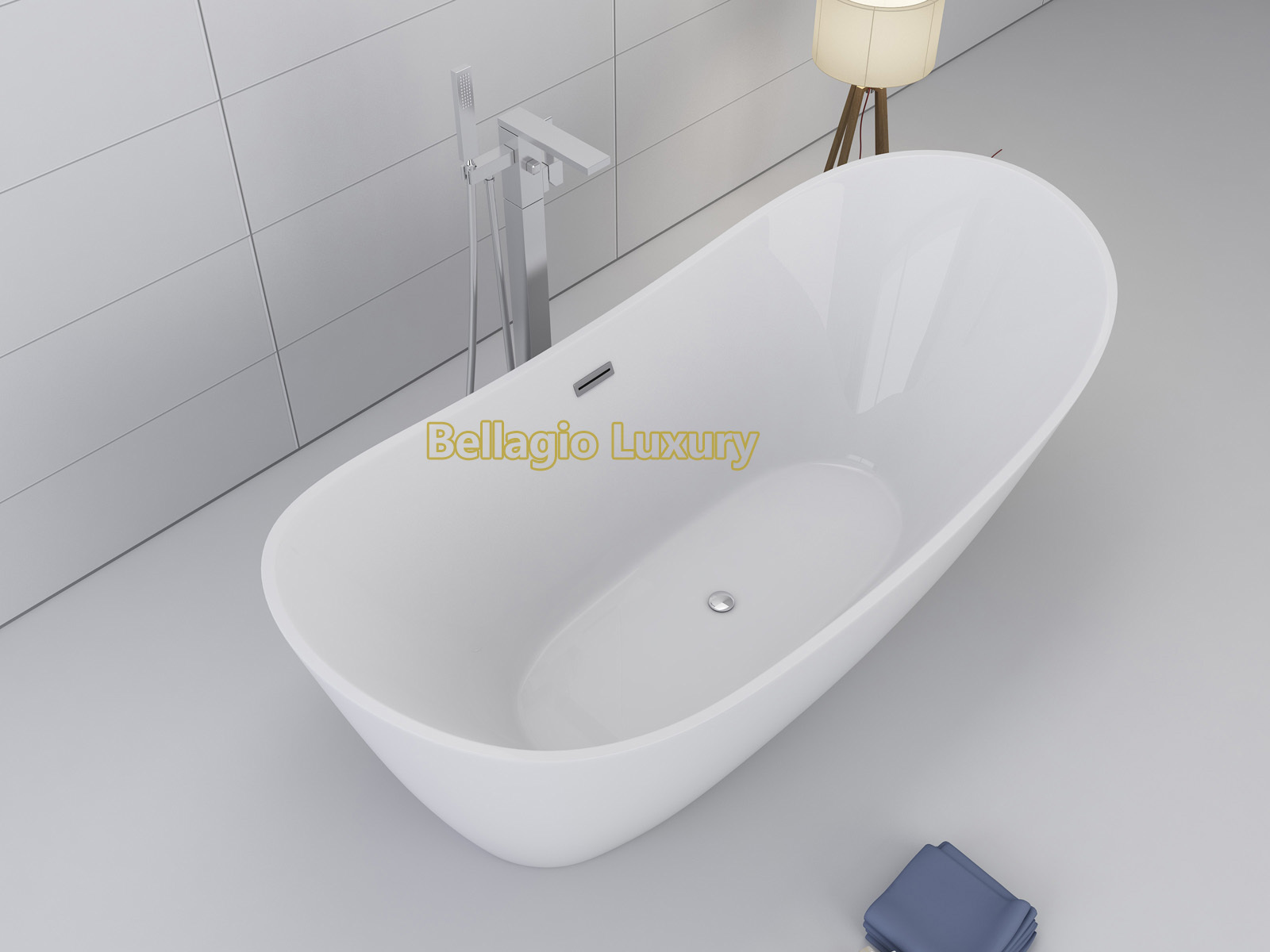 Bellagio Freestanding Acrylic Bathtub Hot Sale Ice Tub cUPC Approved for 2 Person Bathroom Use Spa Tubs Application