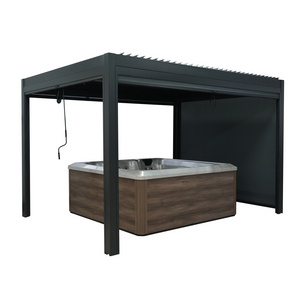 Outdoor Pergola Garden Pavilion Backyard Hot Tub Gazebo