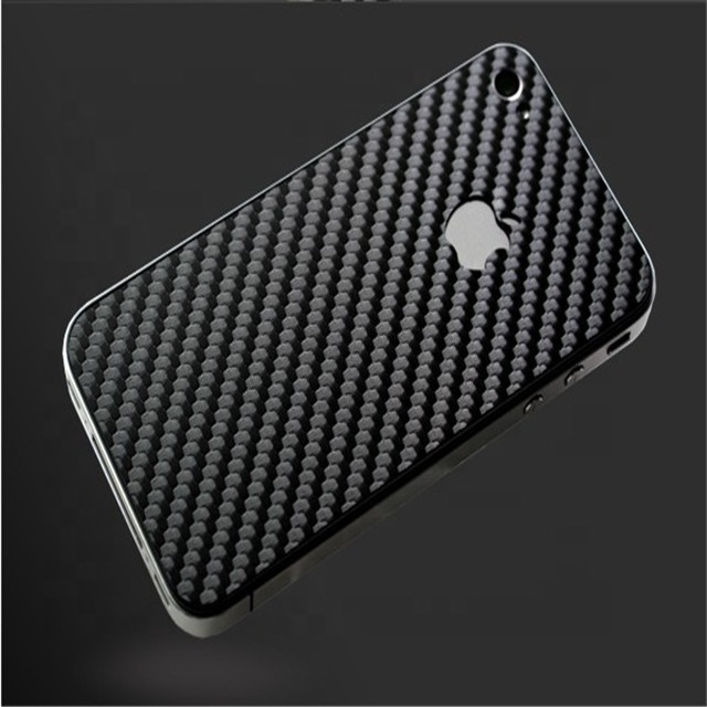 Self Adhesive PVC Material Car Decoration Air Release Black 3D Carbon Fiber Vinyl Film Wrapping Film