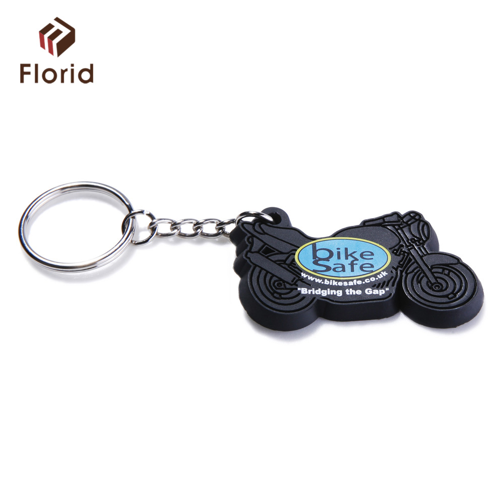 Metal Carriage Wheel Keychains 3D Rubber Key Chain Vehicle Wheel Key Chains Promotion Soft PVC Car Tire Keychain