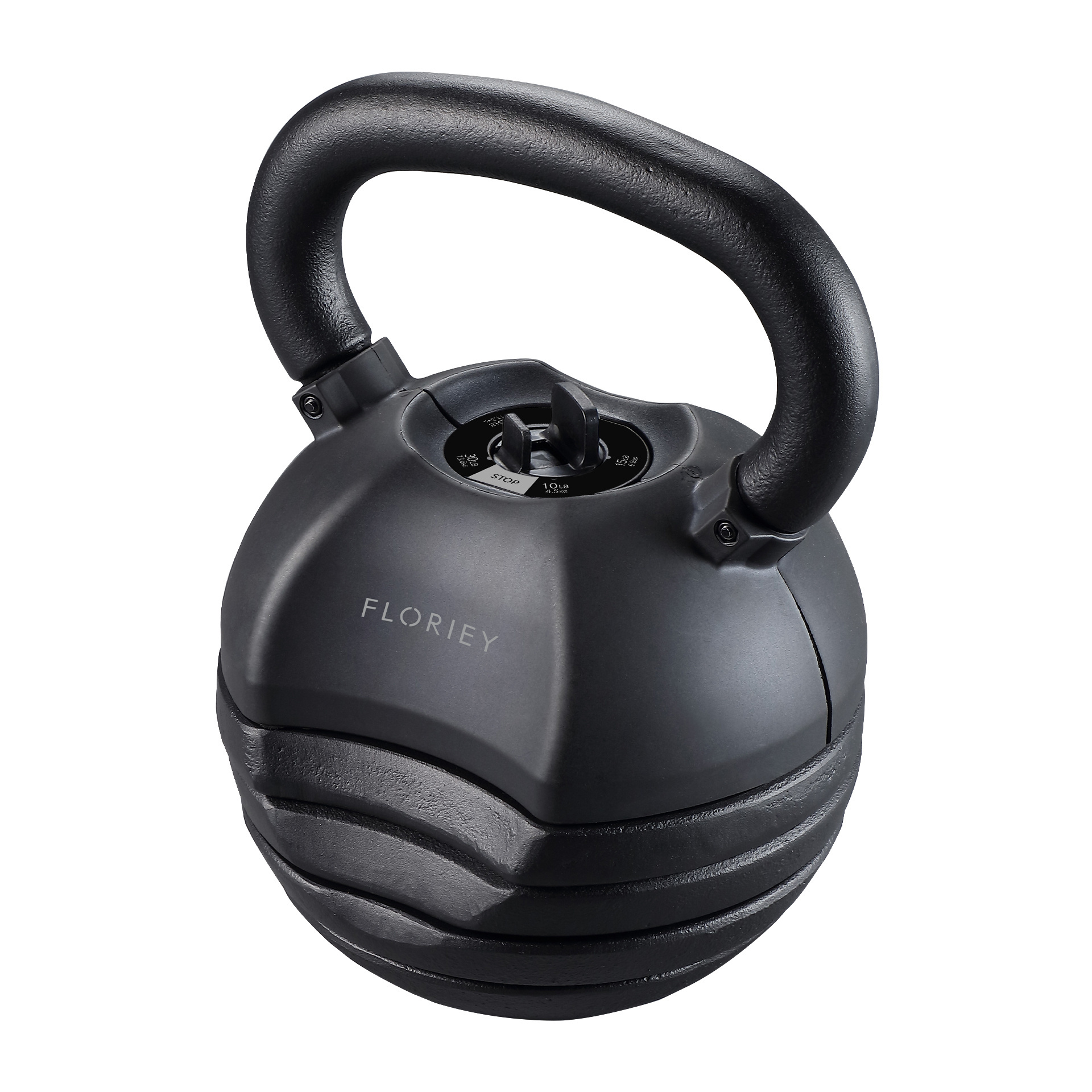 Manufacturer Well Made 30LB 13.6KG Rubber Coated Adjustable Kettlebell