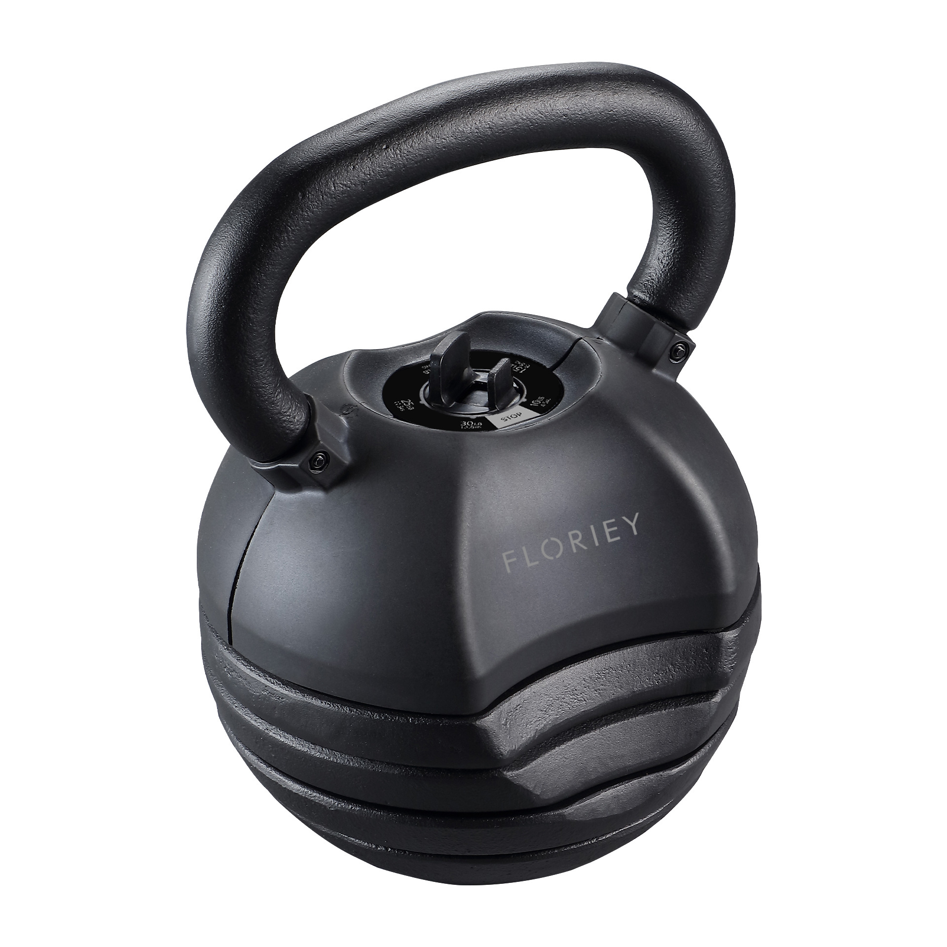 Manufacturer Well Made 30LB 13.6KG Rubber Coated Adjustable Kettlebell