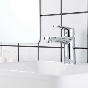 european high quality bathroom brass chromed water grifo basin faucets