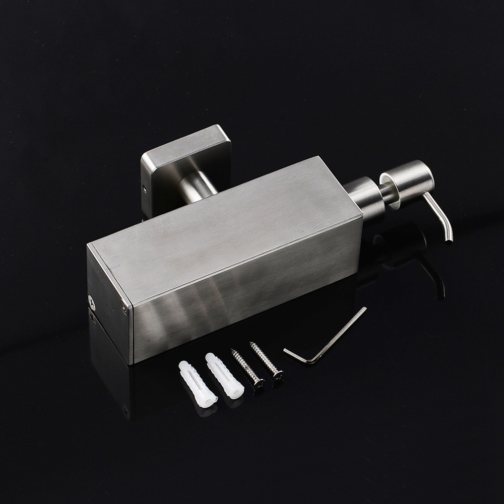 stainless steel wall mount hand sanitizer liquid soap dispenser