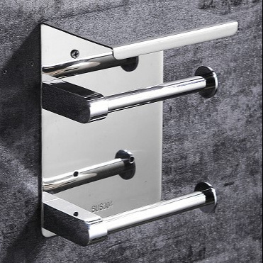 New Design Stainless Steel Silver Color Toilet Paper Holder with Good Quality