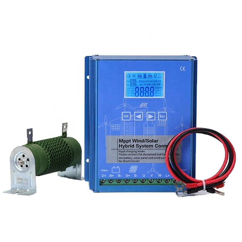 1200W Wind Generator Controller 12V 24V 48V MPPT Solar Wind Turbine Charge Controller