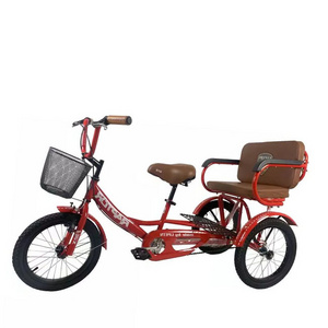 Customized China Manufacturer High Quality Kids Bicycle Kids Tricycle 3 Wheel Kids Bike with Back Seat Big Chair