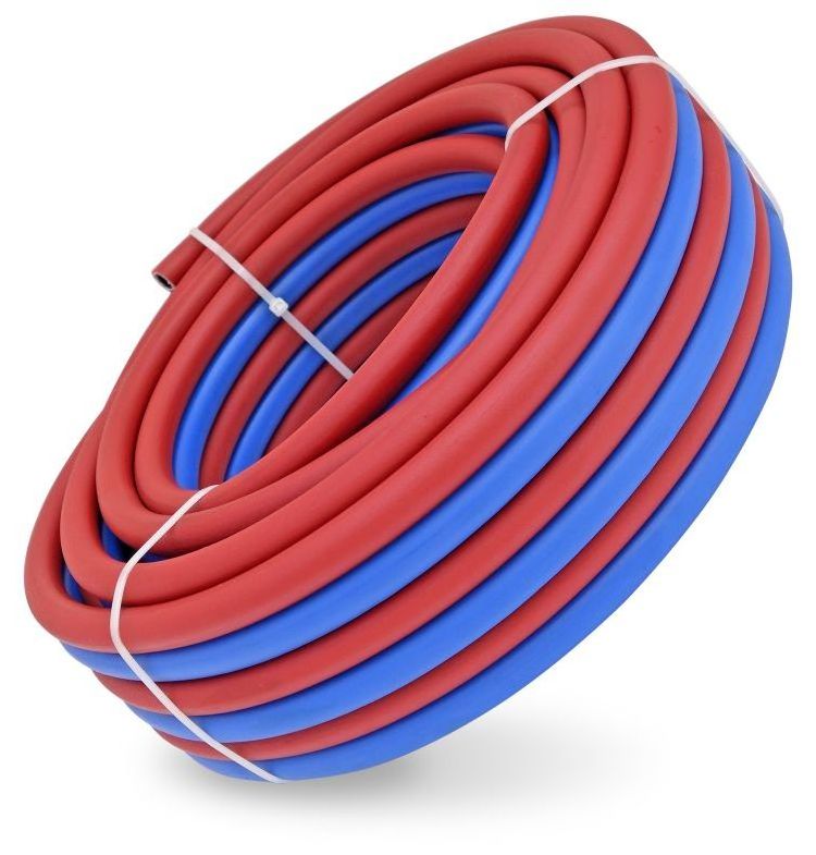 8mm 20M High Pressure PVC Hose Pipe Flexible PVC Air Compressor  Hose Twin Welding Hose Double Layer Trachea