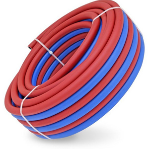 8mm 20M High Pressure PVC Hose Pipe Flexible PVC Air Compressor  Hose Twin Welding Hose Double Layer Trachea