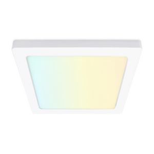 7 Inch Square Slim Flush Mount Ceiling Lights For Living Room Cct Selectable Surface Mount Light