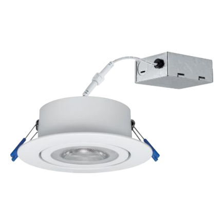 4 Inch 11w Etl Gimbal Led Downlight Cct Adjustable 120v Recessed Ceiling Round White Trim Adjustable Panel Pot Light