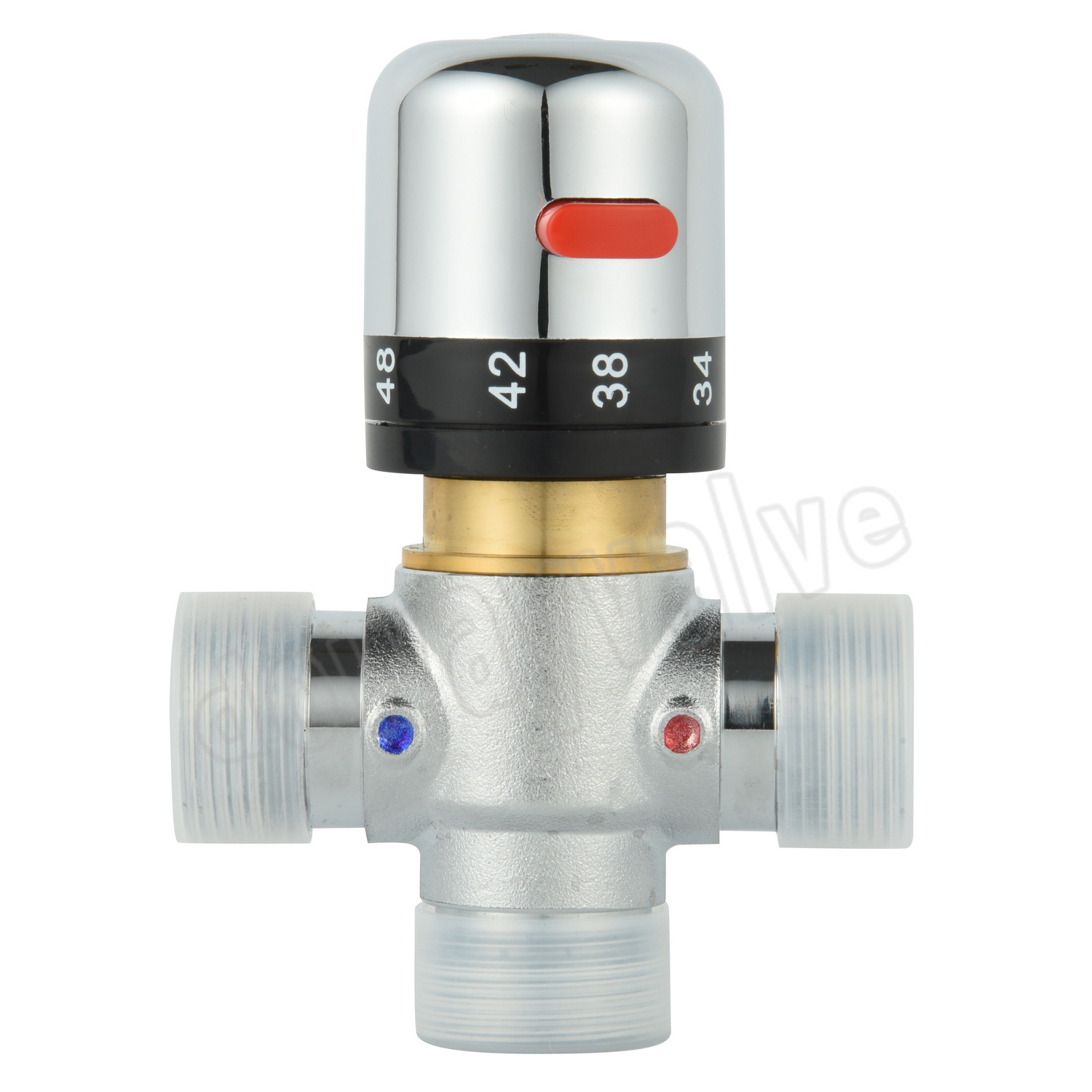 Thermostatic Mixing Valve for Solar Heating System Water Pipe Bathroom Kitchen