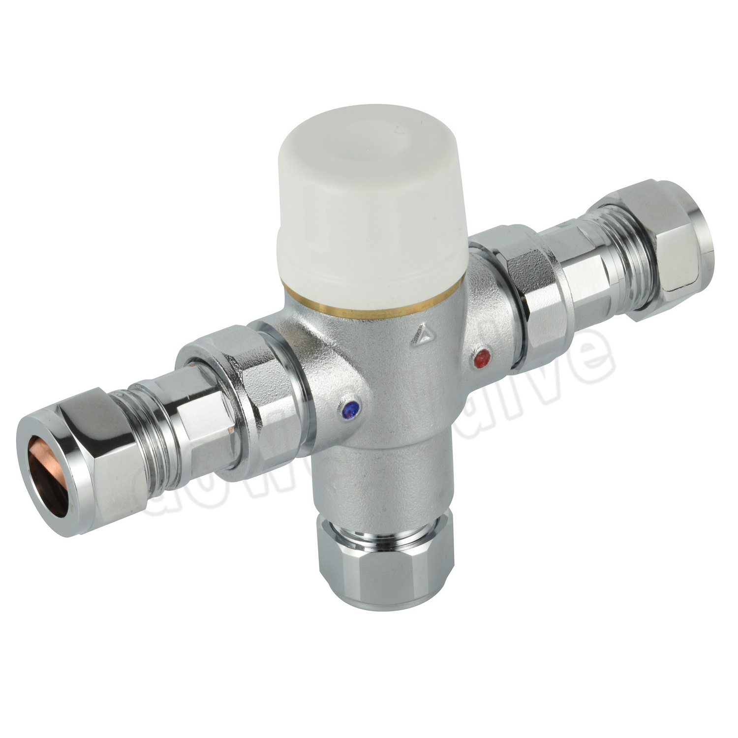 Acs Certification Brass Water Heater Shower Mixing Valve DN15