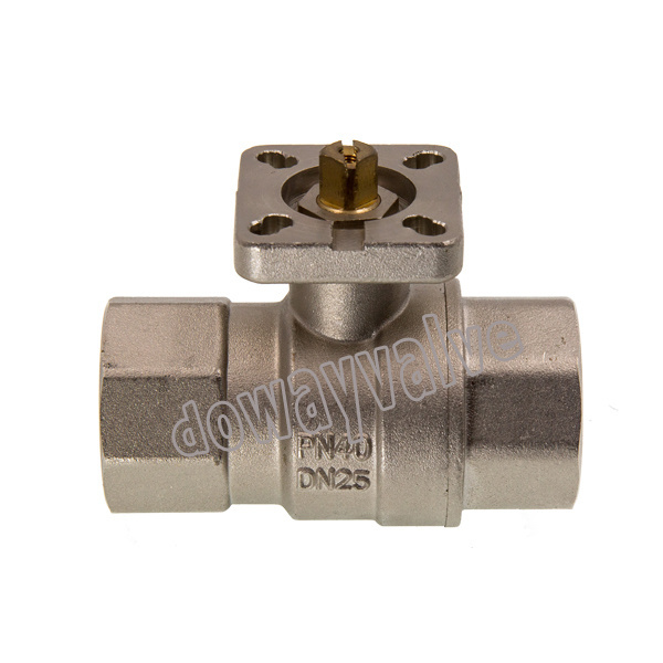 ISO5211 Mounted Pad Brass Ball Valve DW202