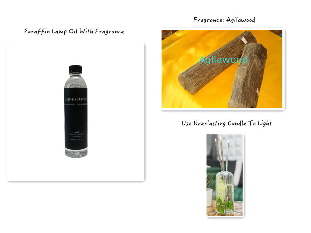 500ml Custom Everlasting Candle Stick Oil Refill Agarwood Essential Oil Long Lasting Essential Oil For Candle Making