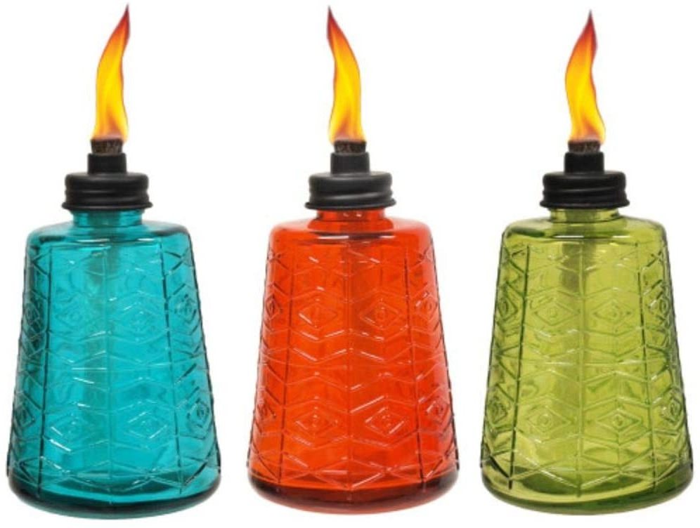 Wholesaler for TIKI Torch-Glass Table Torch -Outdoor Patio and Lawn Torch