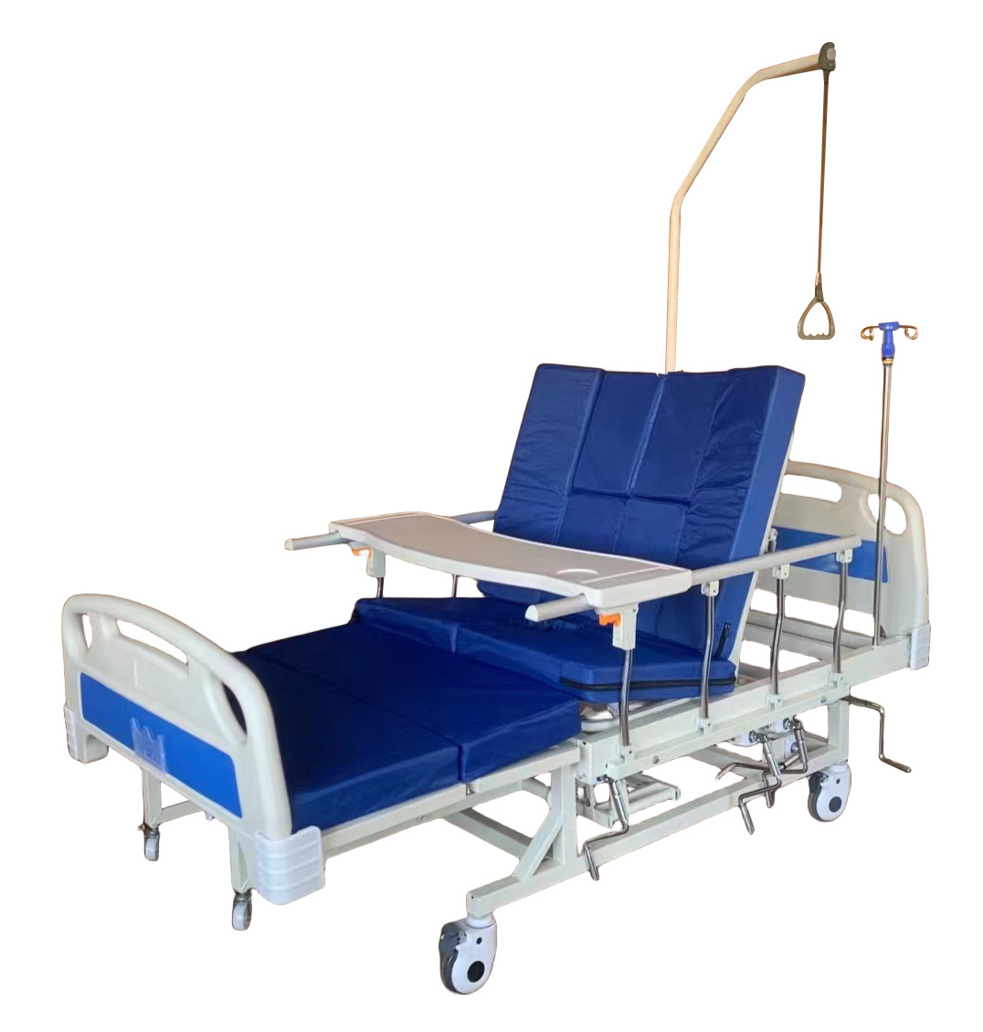 Hospital Bed 5 Function Electric ICU Standing Hospital Bed For Hospitals