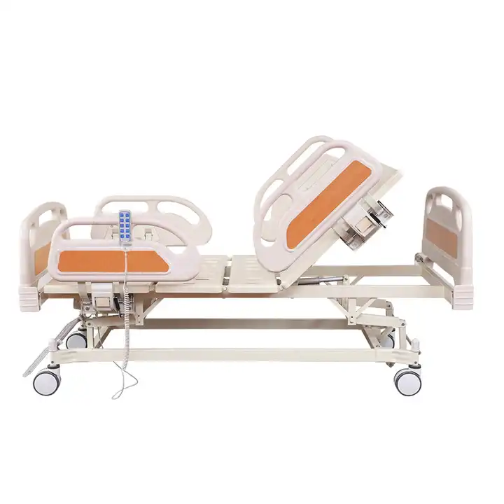 Cheap 5 functions electric adjustable elderly home nursing medical hospital wheelchair cum bed with toilet