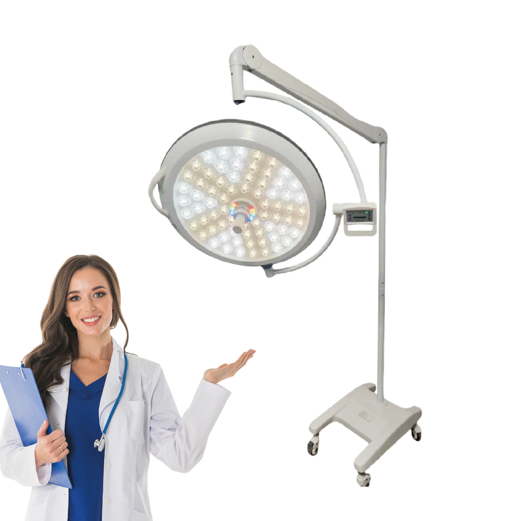 Surgery Machine Operating Led Ot Light Head Light Stand Hanging Surgical Lamp Hospital Mobile operating lamp