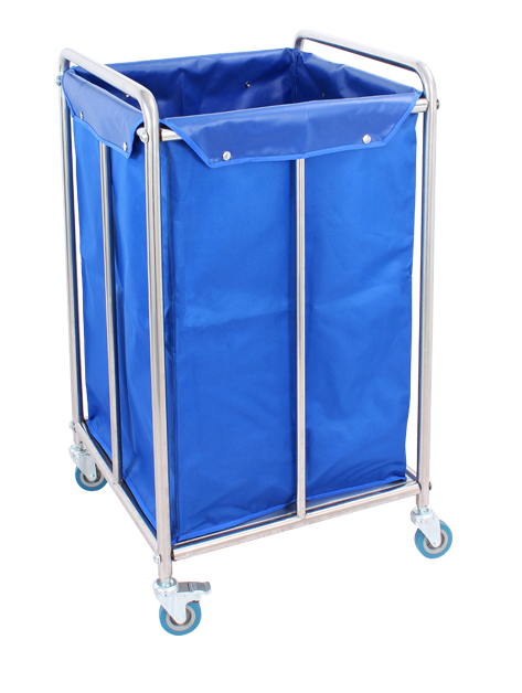 Good Sell Medical Waste Collection Trolley Hospital Cart Soiled Linen laundry Nursing Stainless Steel Dirt Trolley Cart