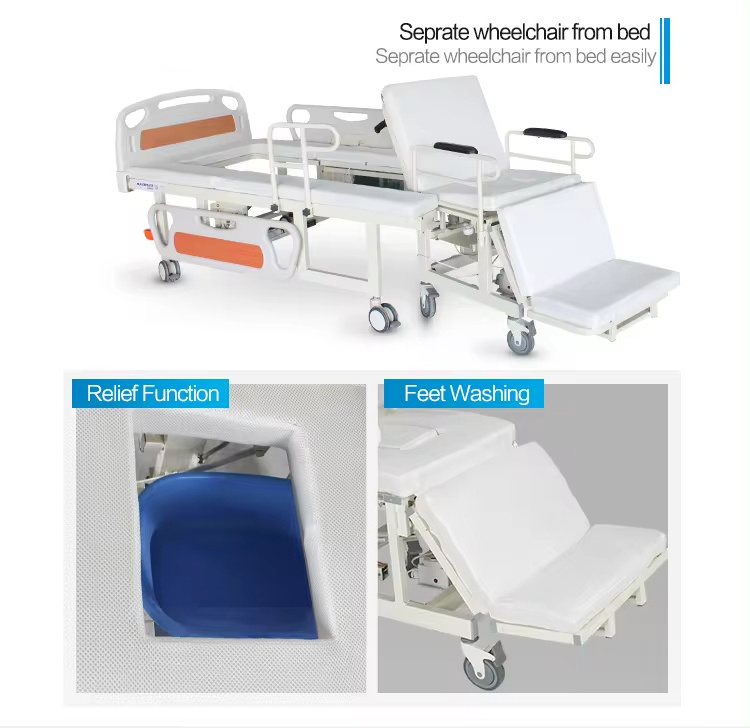 China ABS directly manufacturer Cold Rolled Steel Pediatric Children Medical hospital bed for hospital