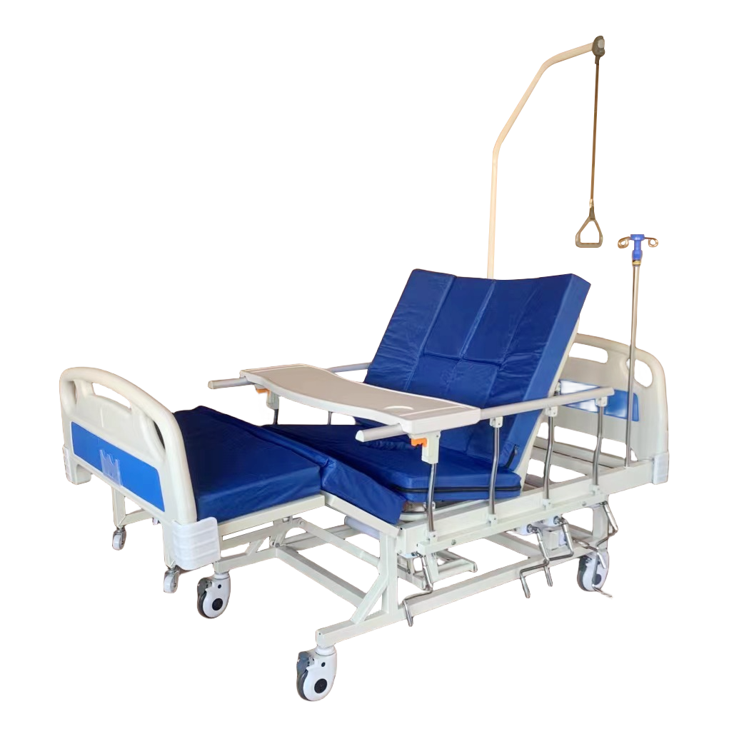 Hospital Bed 5 Function Electric ICU Standing Hospital Bed For Hospitals