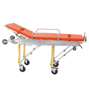 2023 Aluminum Alloy Foldaway Medical Stretcher for Emergency Automatic Loading Stretcher Ambulance Stretcher FH-3B