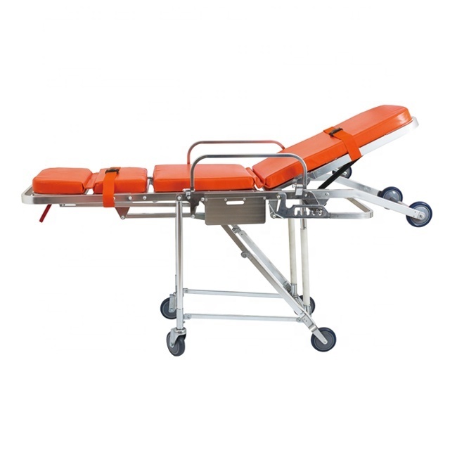 Aluminum alloy multifunctional emergency rescue hospital used stretcher for ambulance