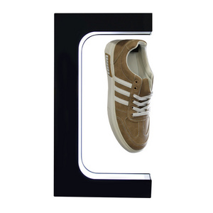 Sneaker Rack LED Light Sneaker shelf Exhibition Store Show Magnetic Levitation 360 Rotation Floating Shoe Display Stand