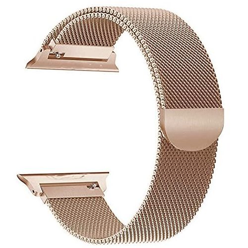 Metal 40mm 41mm 44mm 45mm 49mm Women Men Stainless Steel Mesh Magnetic Adjustable Milanese magnetic Loop for apple watch band