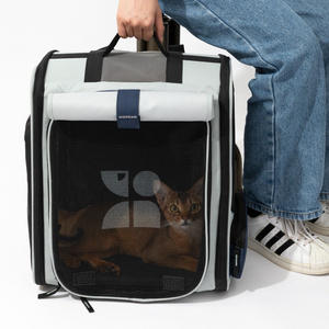 Portable Pet Carrier Cat Travel Carrier Backpack For Large Cat bag