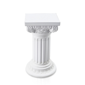 Roman style outdoor garden decorative plastic column for flower pot