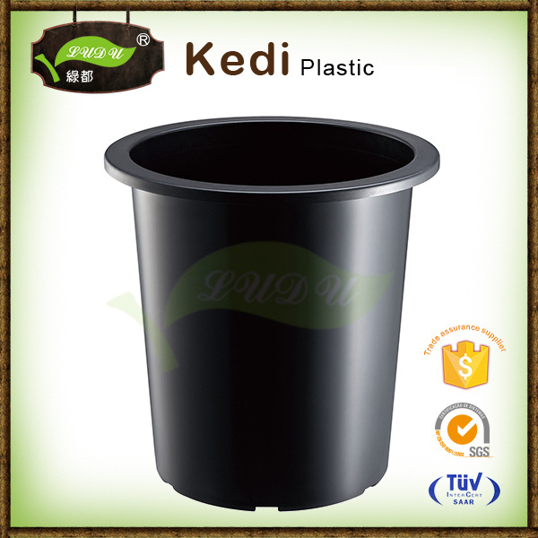 High quality double wall imitate ceramics root control air pruning pot plastic flower pot gallon pots