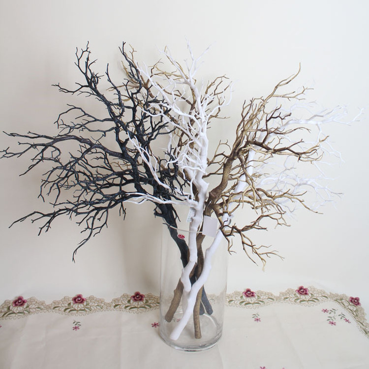 Plastic Coral Branch Artificial Dry Plant Tree Branch for DIY Craft Christmas Centerpiece Wedding Home Decoration