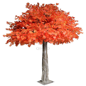 QiHao Factory Customized Outdoor Artificial Big Maple Tree For Landscaping