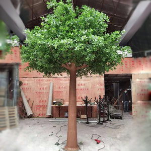 QiHao Factory Customized Outdoor Artificial Big Banyan Ficus Tree for Sale