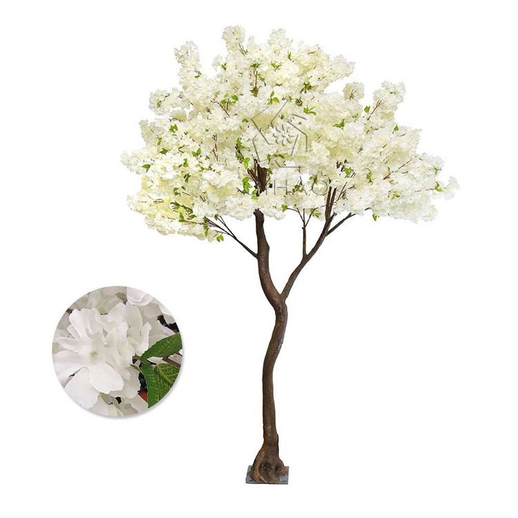 Wholesale Silk Sakura Table Desk Centerpiece Mini Artificial Indoor Cherry Blossom Tree for Wedding Decoration