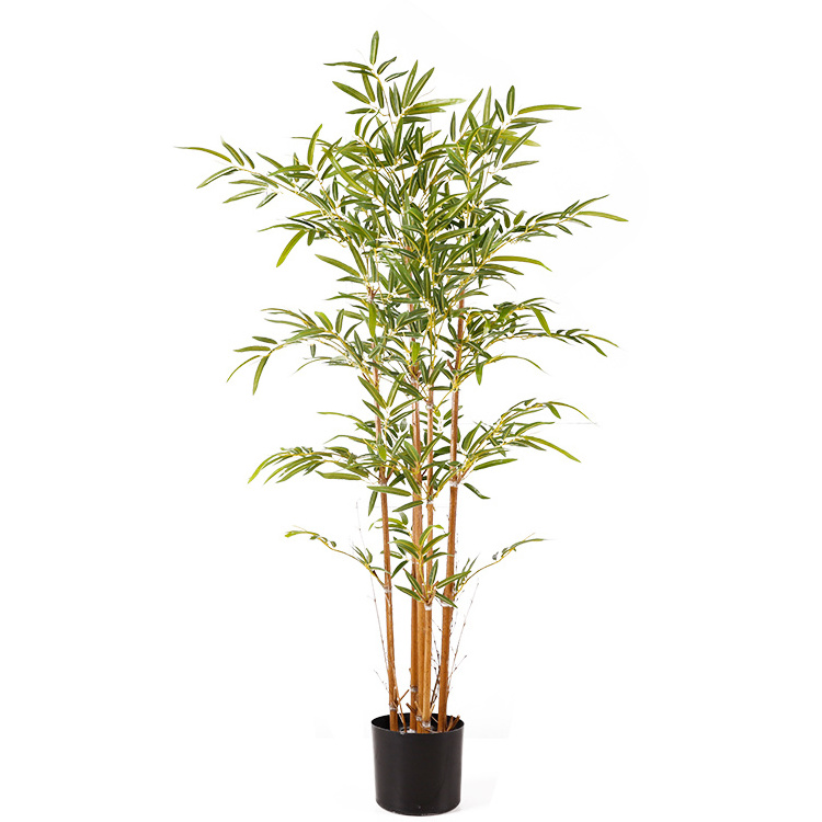 Artificial bamboo plant bonsai tree with pot for sale mini bamboo bonsai tree for indoor or outdoor decoration