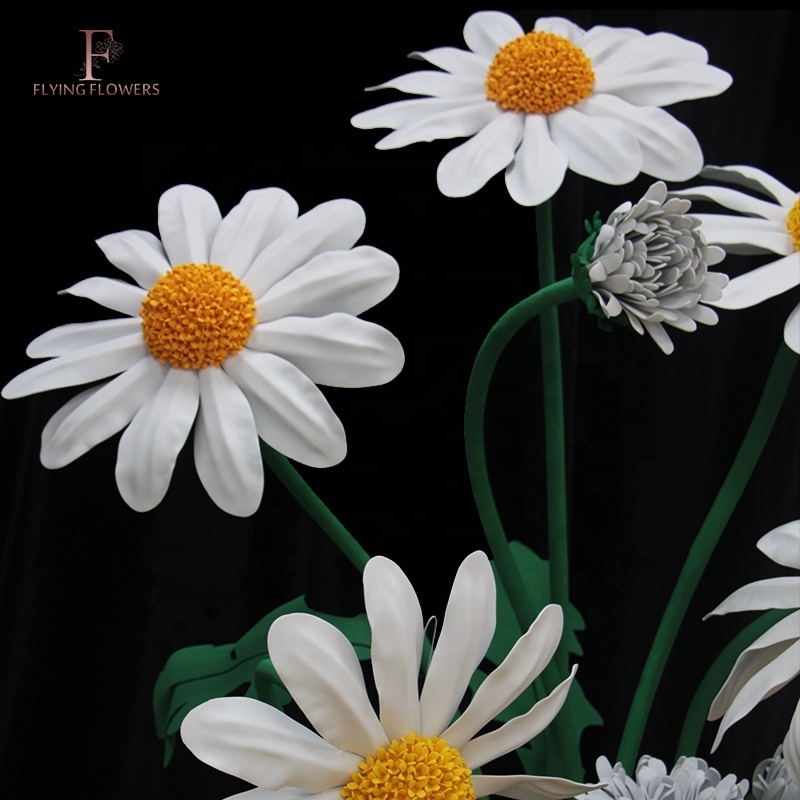 Wholesale of artificial flowers party decorations giant paper daisy paper flowers