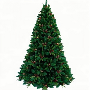 Factory Wholesale HIgh Quality 150cm 180cm 210cm 240cm Full PE decorative christmas trees