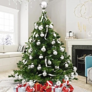 Factory Wholesale HIgh Quality 150cm 180cm 210cm 240cm Full PE decorative christmas trees