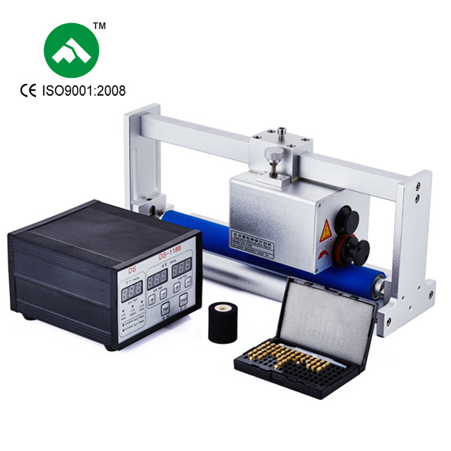 Date code printer on foil bag, DS-1180 code printer, DS1188 dry ink automatic hot batch coding machine price