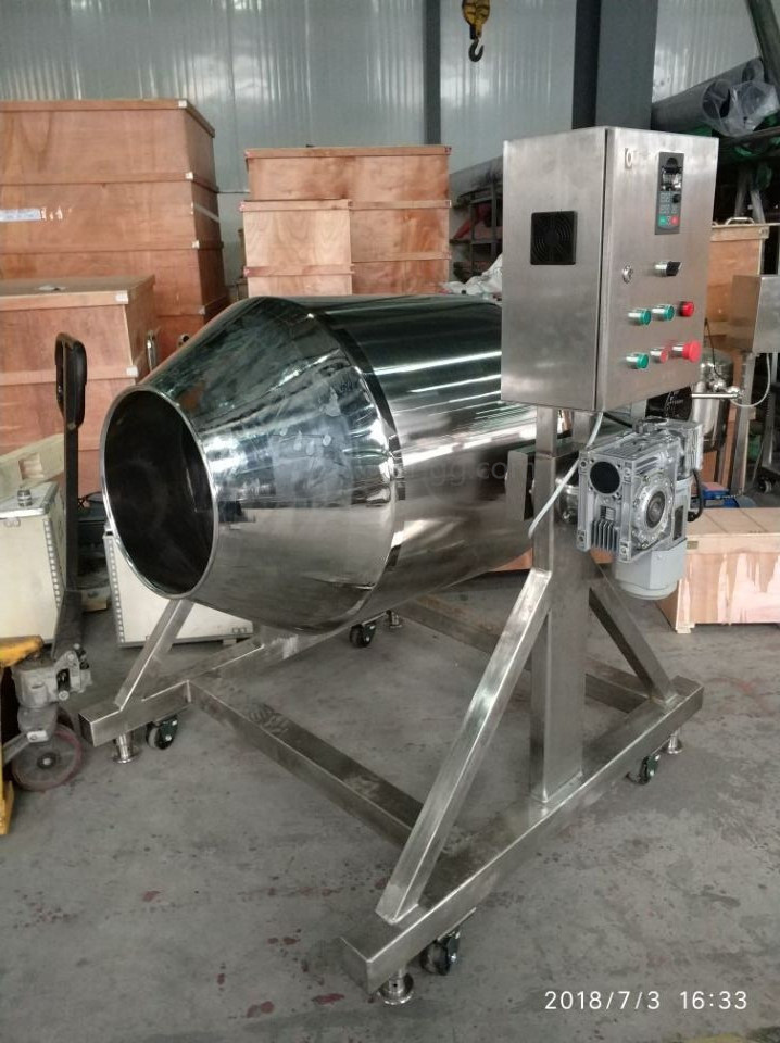 rotary drum powder mixer for tea leaf