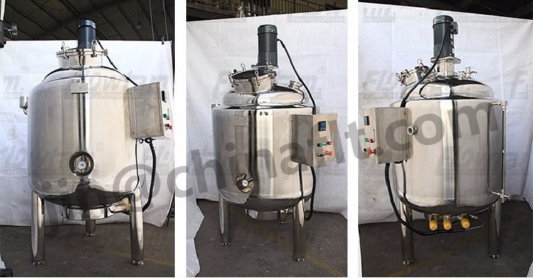 Stainless steel liquid fertilizer mixing tank