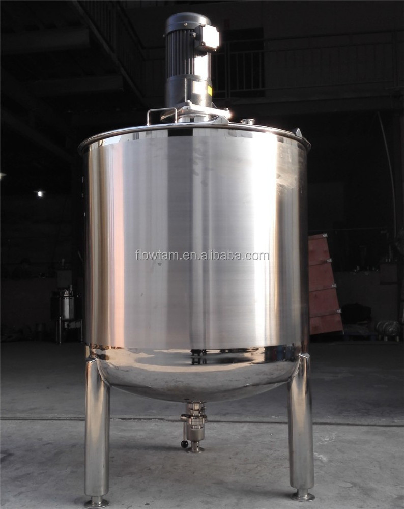 300 gallon stainless steel tank with 5.5KW mixer mixing tank