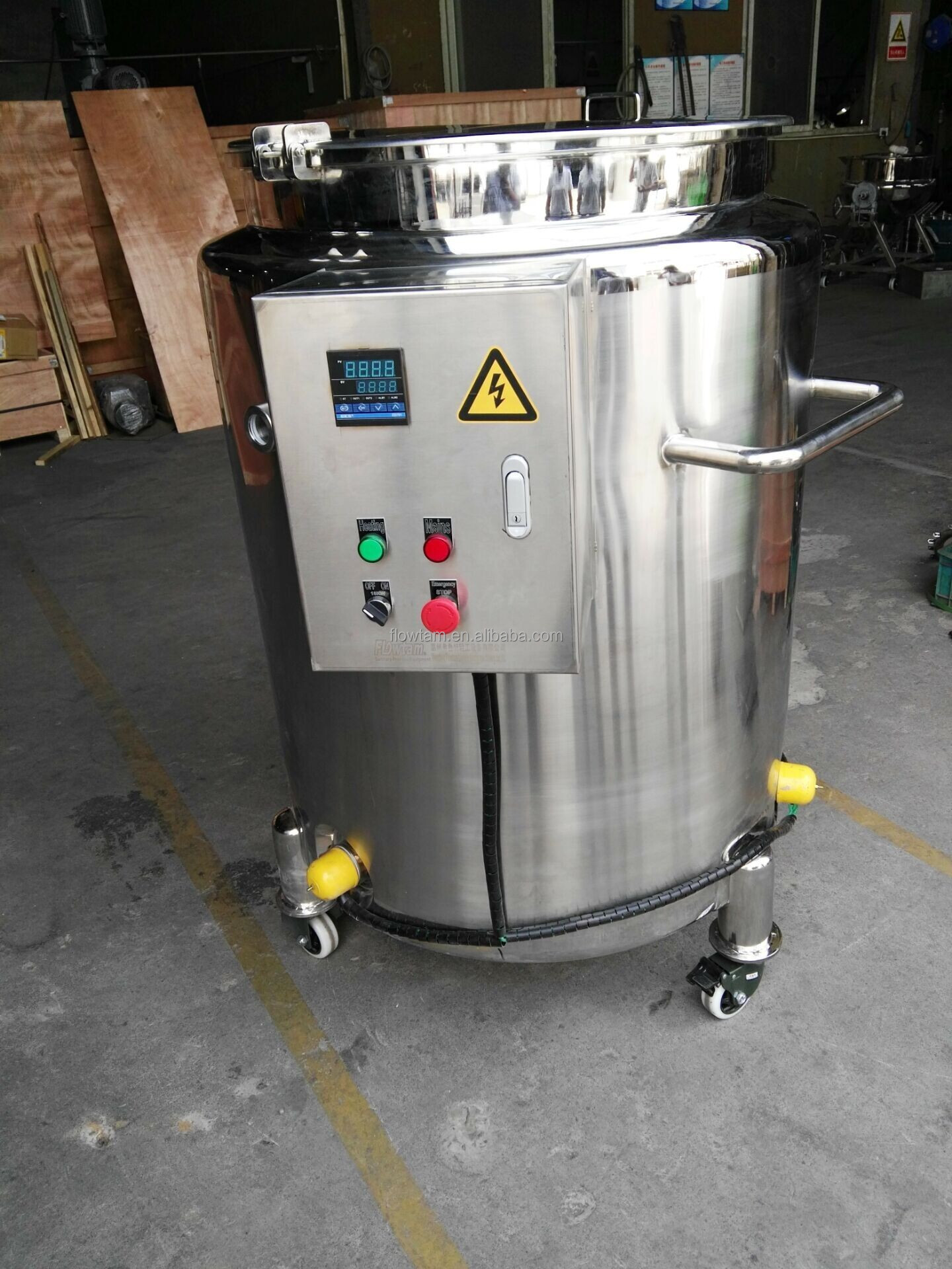 Factory Customized Electric Heating Stainless Steel Paraffin Wax Melting Tank Wax Heater Machine