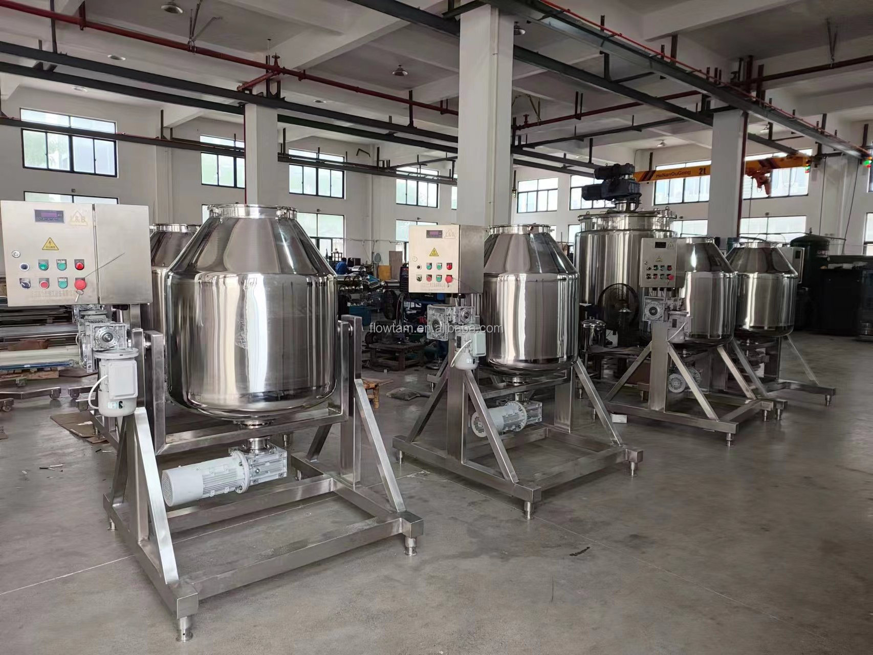 commercial spice powder rotary drum mixer