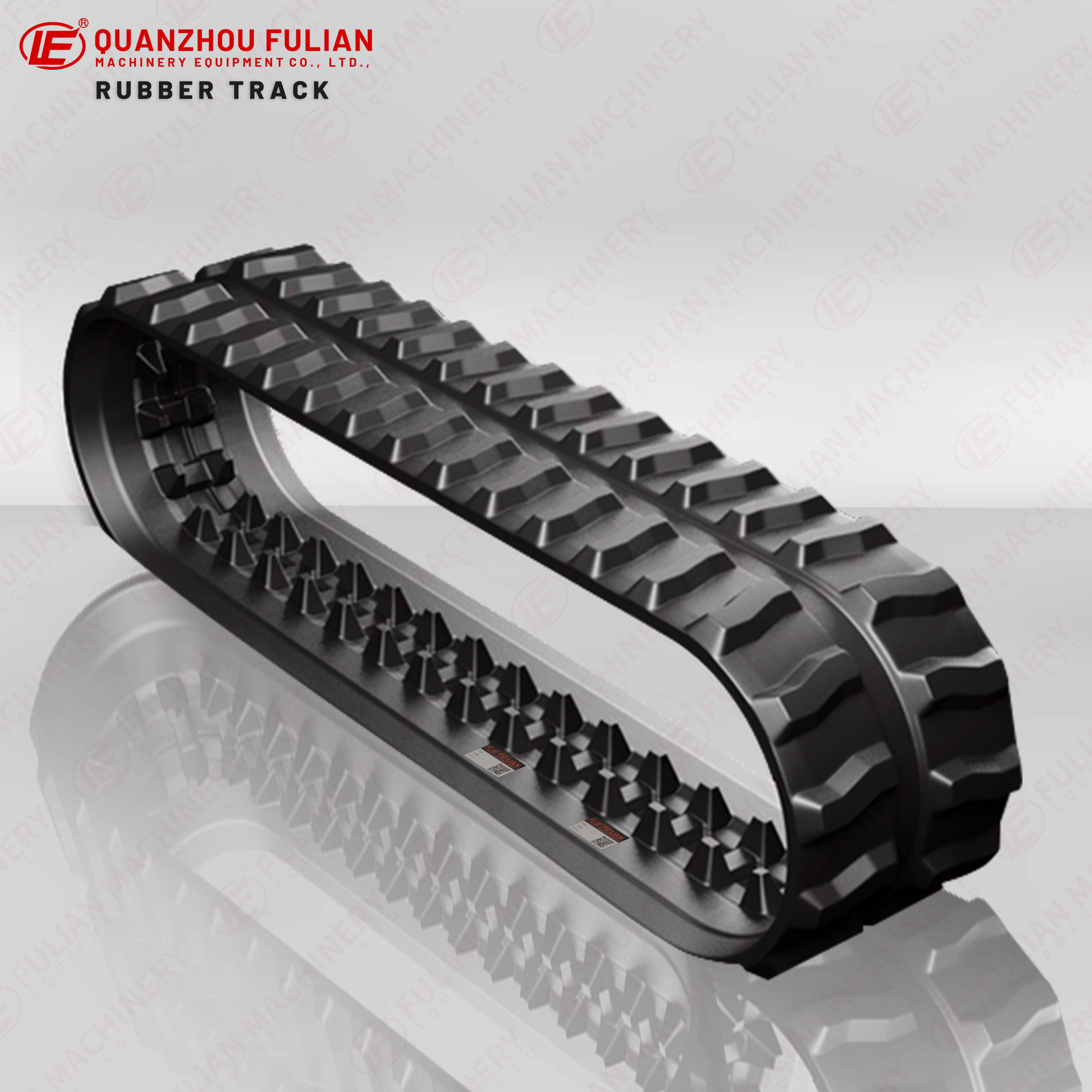 Construction Equipment Parts 180x72x38 Crane Undercarriage Parts Rubber Track FOR Kobelco FC50