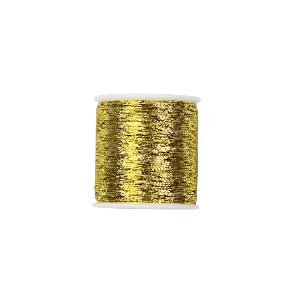 D&D1pcs Gold  109 Yards Durable Overlocking Sewing Machine Threads Polyester Cross Stitch Strong Threads for Sewing Supplies